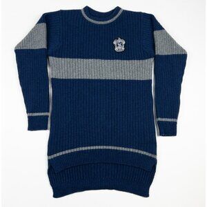 Warner Bros. Navy and Gray Ribbed Crewneck Sweater